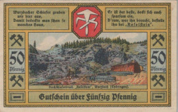 50 PFENNIG 1921 Stadt WURZBACH Thuringia UNC DEUTSCHLAND Notgeld Banknote #PC346 - [11] Emisiones Locales