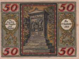 50 PFENNIG 1921 Stadt WESEL Rhine UNC DEUTSCHLAND Notgeld Banknote #PH673 - [11] Emisiones Locales