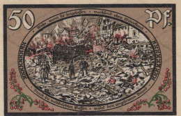 50 PFENNIG 1921 Stadt WASUNGEN Thuringia UNC DEUTSCHLAND Notgeld Banknote #PH911 - [11] Emisiones Locales