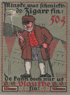 50 PFENNIG 1921 Stadt VLOTHO Westphalia DEUTSCHLAND Notgeld Banknote #PG322 - [11] Lokale Uitgaven