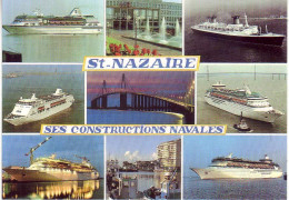 (44). Loire Atlantique. Saint Nazaire. 1049 Queen Mary 2 & 108 Constructions Navales - Saint Nazaire