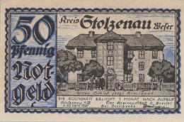 50 PFENNIG 1921 Stadt STOLZENAU Hanover DEUTSCHLAND Notgeld Banknote #PG176 - [11] Lokale Uitgaven