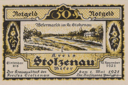50 PFENNIG 1921 Stadt STOLZENAU Hanover DEUTSCHLAND Notgeld Banknote #PG208 - [11] Emissioni Locali
