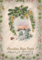 Buon Anno Natale Vintage Cartolina CPSM #PAT850.IT - New Year