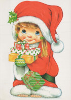 Buon Anno Natale BAMBINO Vintage Cartolina CPSM #PAS922.IT - New Year