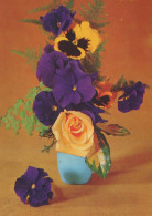 FIORI Vintage Cartolina CPSM #PAS188.IT - Flowers