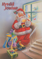 BABBO NATALE Natale Vintage Cartolina CPSM #PAK194.IT - Santa Claus