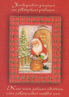 BABBO NATALE Natale Vintage Cartolina CPSM #PAK542.IT - Kerstman