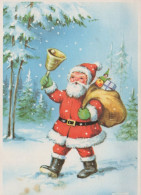 BABBO NATALE Natale Vintage Cartolina CPSM #PAJ702.IT - Santa Claus