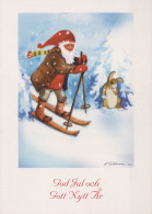 BABBO NATALE Natale Vintage Cartolina CPSM #PAJ981.IT - Santa Claus