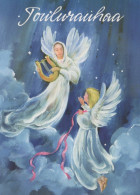 ANGELO Buon Anno Natale Vintage Cartolina CPSM #PAH915.IT - Anges