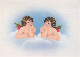 ANGELO Buon Anno Natale Vintage Cartolina CPSM #PAH037.IT - Engelen