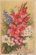 FLOWERS Vintage Postcard CPA #PKE707.GB - Blumen