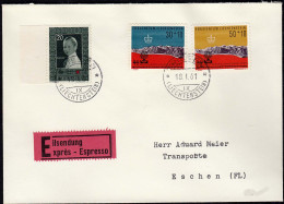 Liechtenstein Express-Brief 1961 Trisen-Eschen Mi. 339,369/70  (23037 - Other & Unclassified