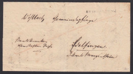 Württemberg 1845 Brief ZWIEFALTEN L1 - SELFINGEN Inhalt (23462 - Other & Unclassified