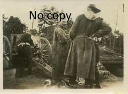PHOTO FRANCAISE - CANON DE 75 ET ARTILLEUR A GEZONCOURT PRES DU BOIS LE PRETRE - GRISCOURT MEURTHE ET MOSELLE 1914 1918 - Krieg, Militär