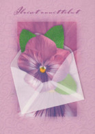 FLOWERS Vintage Postcard CPSM #PBZ773.GB - Flowers