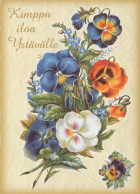 FLOWERS Vintage Postcard CPSM #PBZ895.GB - Flowers