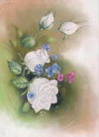 FLOWERS Vintage Postcard CPSM #PBZ711.GB - Fleurs