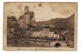 Cpa N° 284 Gores Du Lot ESTAING Le Château - Other & Unclassified
