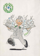 SOLDIERS HUMOUR Militaria Vintage Postcard CPSM #PBV862.GB - Humorísticas