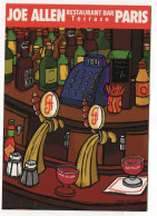 Joe Allen Restaurant Bar Paris - Illustrateur Anguelidis - Autres & Non Classés