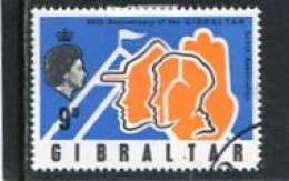 GIBRALTAR - 1968  9d   SCOUTS  FINE USED - Gibilterra