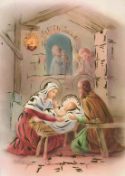 Virgen Mary Madonna Baby JESUS Christmas Religion Vintage Postcard CPSM #PBP642.GB - Vierge Marie & Madones