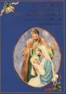 Virgen Mary Madonna Baby JESUS Christmas Religion Vintage Postcard CPSM #PBB866.GB - Vergine Maria E Madonne