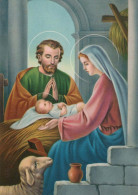 Virgen Mary Madonna Baby JESUS Christmas Religion Vintage Postcard CPSM #PBB929.GB - Vergine Maria E Madonne