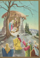 Virgen Mary Madonna Baby JESUS Christmas Religion Vintage Postcard CPSM #PBB736.GB - Jungfräuliche Marie Und Madona