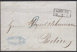 Preussen BRIEF 1859 GÖRLITZ R2 - BERLIN Mit INHALT   (25622 - Other & Unclassified