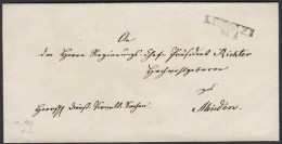 Preussen Umschlag Ca. 1825 LÜBBECKE L2 Nach MINDEN  (24569 - Other & Unclassified