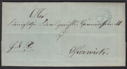 Preussen Brief WOLFENBÜTTEL R2b 1861 Mit Inhalt   (25604 - Other & Unclassified