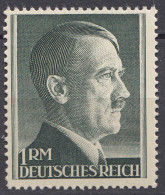 Germany Third Reich WW2 1 Mark Adolf Hitler HEAD 1944 MNH  (19570 - Andere & Zonder Classificatie
