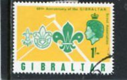 GIBRALTAR - 1968  1s   SCOUTS  FINE USED - Gibilterra