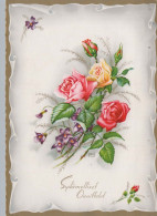 FLOWERS Vintage Ansichtskarte Postkarte CPSM #PAS007.DE - Bloemen