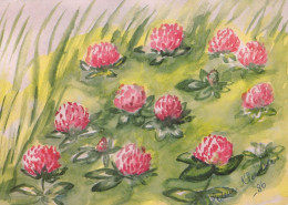 FLOWERS Vintage Ansichtskarte Postkarte CPSM #PAR225.DE - Blumen