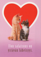 KATZE MIEZEKATZE Tier Vintage Ansichtskarte Postkarte CPSM #PAM520.DE - Cats