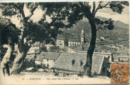 2A-CORSE  - SARTENE- Vue Sous Les Chenes - Sartene