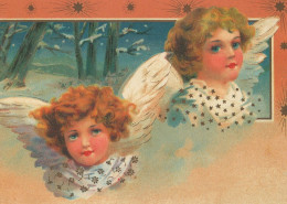 ENGEL WEIHNACHTSFERIEN Feiern & Feste Vintage Ansichtskarte Postkarte CPSM #PAH036.DE - Angels