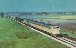 ZUG Schienenverkehr Eisenbahnen Vintage Ansichtskarte Postkarte CPSMF #PAA650.DE - Trains