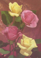FIORI Vintage Cartolina CPSM #PBZ655.IT - Flowers