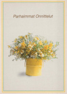 FIORI Vintage Cartolina CPSM #PBZ535.IT - Blumen
