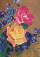 FIORI Vintage Cartolina CPSM #PBZ355.IT - Flores