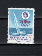Bermuda 1964 Olympic Games Tokyo, Sailing Stamp MNH - Verano 1964: Tokio