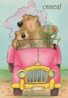 NASCERE Animale Vintage Cartolina CPSM #PBS131.IT - Bären