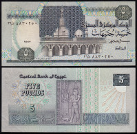 Ägypten - Egypt 5 Pound 1989-2001 Pick 59b Sig.19  XF (2)    (14346 - Otros – Africa