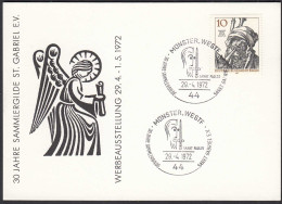 Münster Westfalen 1972 Karte Mit SST 30 Jahre Sammlergilde St.Gabriel    (87130 - Posta