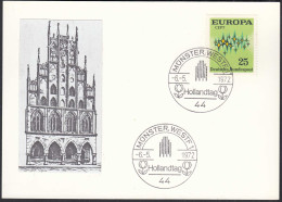 Münster Westf. 1972 Sonderkarte Mit Rathaus Und SST Hollandtag   (87132 - Zonder Classificatie
